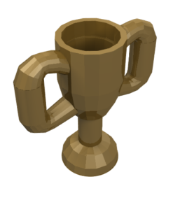 10172 - Minifigure, Utensil Trophy Cup Small