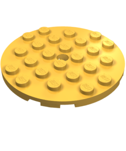 11213 - Plate, Round 6 x 6 with Hole
