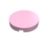 14769 - Tile, Round 2 x 2 with Bottom Stud Holder