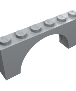 15254 - Arch 1 x 6 x 2 - Medium Thick Top without Reinforced Underside