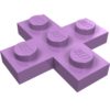 15397 - Plate, Modified 3 x 3 Cross