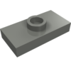 15573 - Plate, Modified 1 x 2 with 1 Stud with Groove and Bottom Stud Holder (Jumper)