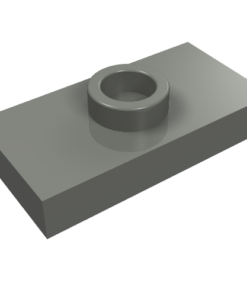 15573 - Plate, Modified 1 x 2 with 1 Stud with Groove and Bottom Stud Holder (Jumper)