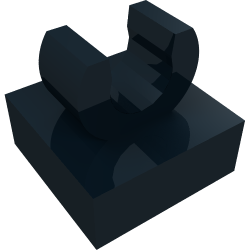 15712 - Tile, Modified 1 x 1 with Open O Clip