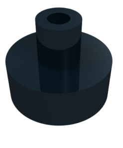 20482 - Tile, Round 1 x 1 with Bar and Pin Holder