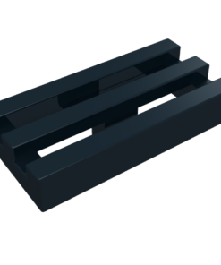 2412b - Tile, Modified 1 x 2 Grille with Bottom Groove / Lip