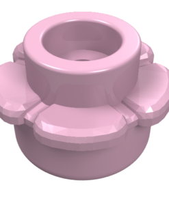 24866 - Plate, Round 1 x 1 with Flower Edge (5 Petals)