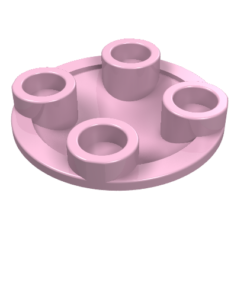 2654 - Plate, Round 2 x 2 with Rounded Bottom (Boat Stud)