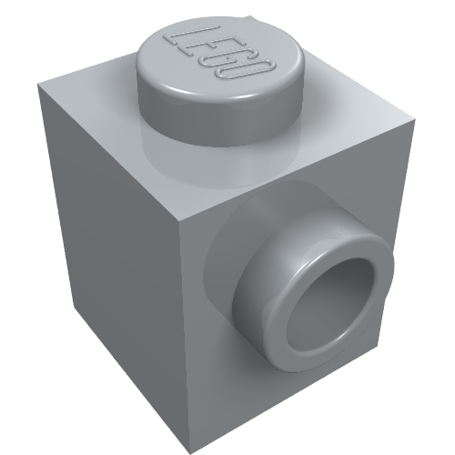 26604 - Brick, Modified 1 x 1 with Studs on 2 Sides, Adjacent