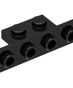 28802 - Bracket 1 x 2 - 1 x 4 with Two Rounded Corners at the Bottom