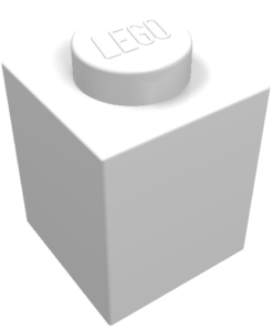 3005 - Brick 1 x 1 - White, New