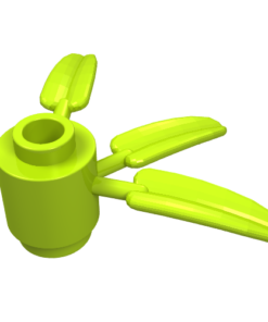 30176 - Plant Brick, Round 1 x 1 with 3 Bamboo Leaves