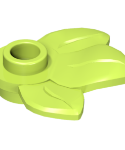 32607 - Plant Plate, Round 1 x 1 with 3 Leaves