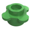 33291 - Plate, Round 1 x 1 with Flower Edge (4 Knobs / Petals)
