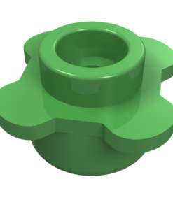 33291 - Plate, Round 1 x 1 with Flower Edge (4 Knobs / Petals)