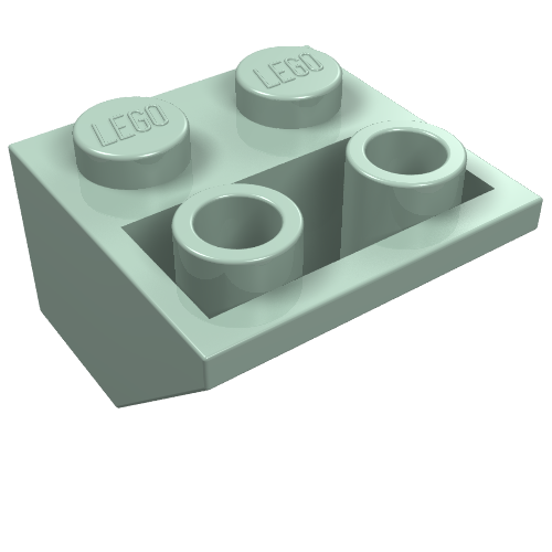 3660 - Slope, Inverted 45 2 x 2 with Flat Bottom Pin