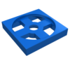 3680 - Turntable 2 x 2 Plate, Base