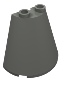 38317 - Cone Half 4 x 2 x 3