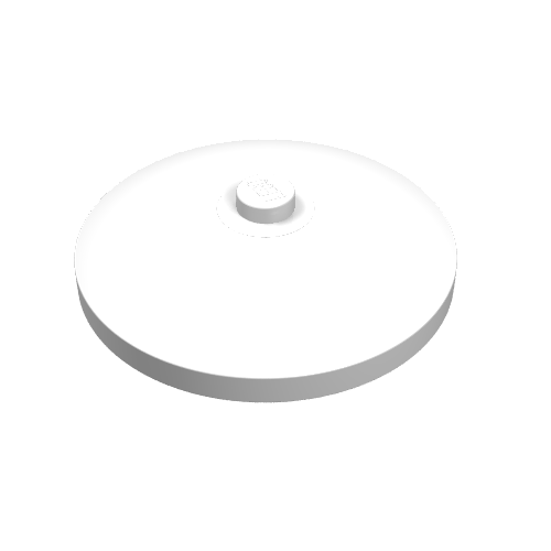 3960 - Dish 4 x 4 Inverted (Radar) with Solid Stud