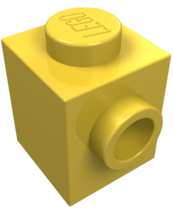 47905 - Brick, Modified 1 x 1 with Studs on 2 Sides, Opposite