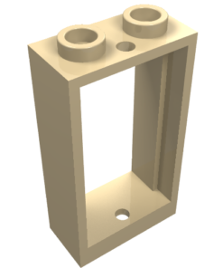 60593 - Window 1 x 2 x 3 Flat Front