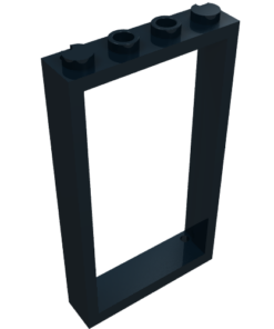 60596 - Door, Frame 1 x 4 x 6 with 2 Holes on Top and Bottom