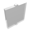 60601 - Glass for Window 1 x 2 x 2 Flat Front