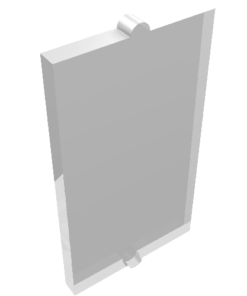 60602 - Glass for Window 1 x 2 x 3 Flat Front