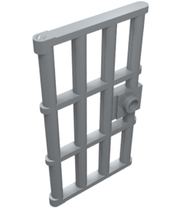 60621 - Door 1 x 4 x 6 Barred with Stud Handle