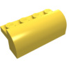 6081 - Slope, Curved 2 x 4 x 1 1/3 with 4 Recessed Studs