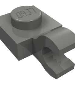 61252 - Plate, Modified 1 x 1 with Open O Clip (Horizontal Grip)