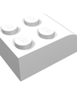6215 - Slope, Curved 3 x 2 with 4 Studs