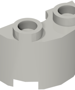 68013 - Cylinder Half 1 x 2 x 1