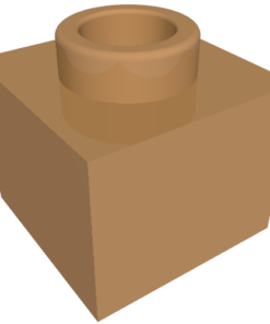 86996 - Brick, Modified 1 x 1 x 2/3 with Open Stud