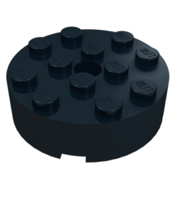 87081 - Brick, Round 4 x 4 with Hole