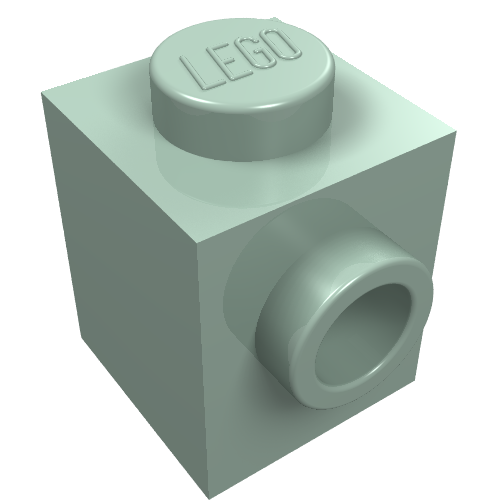 87087 - Brick, Modified 1 x 1 with Stud on Side