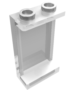 87544 - Panel 1 x 2 x 3 with Side Supports - Hollow Studs