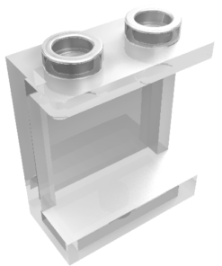 87552 - Panel 1 x 2 x 2 with Side Supports - Hollow Studs