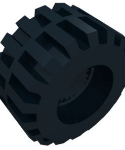 87697 - Tire 21mm D. x 12mm - Offset Tread Small Wide, Band Around Center of Tread