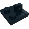 92582 - Hinge Plate 2 x 2 Locking with 1 Finger on Top