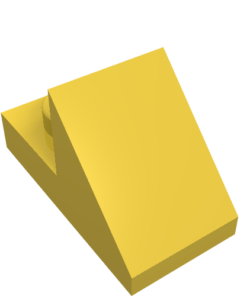 92946 - Slope 45 2 x 1 with 2/3 Cutout