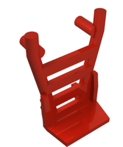 2495 - Minifigure, Utensil Hand Truck Frame