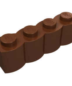 30137 - Brick, Modified 1 x 4 with Log Profile