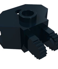 30396 - Hinge 1 x 2 Locking with 2 Fingers, 9 Teeth and Tow Ball Socket