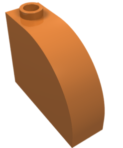 33243 - Slope, Curved 3 x 1 x 2 with Hollow Stud