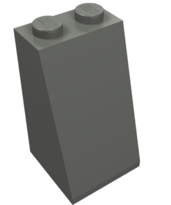 3684c - Slope 75 2 x 2 x 3 - Solid Studs