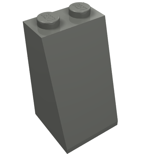 3684c - Slope 75 2 x 2 x 3 - Solid Studs