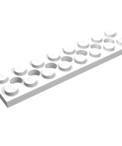 3738 - Technic, Plate 2 x 8 with 7 Holes
