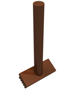 3836 - Minifigure, Utensil Push Broom
