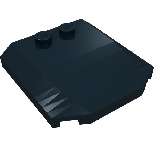 45677 - Wedge 4 x 4 x 2/3 Triple Curved